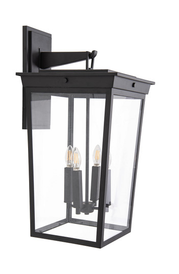 Duncan Four Light Outdoor Wall Lantern in Textured Black (46|ZA7824-TB)