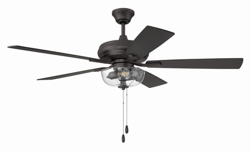 EOS 2 Light Clear Bowl 52'' Ceiling Fan 52'' Ceiling Fan in Classic Bronze (46|ECF201CBZ5-CBZWLN)
