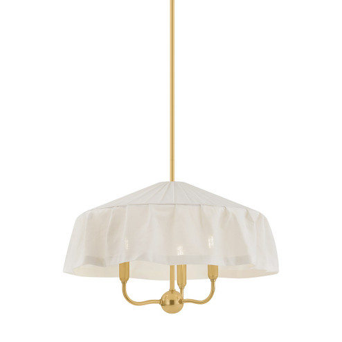 Shivonne Three Light Pendant in Aged Brass (428|H1109803-AGB)