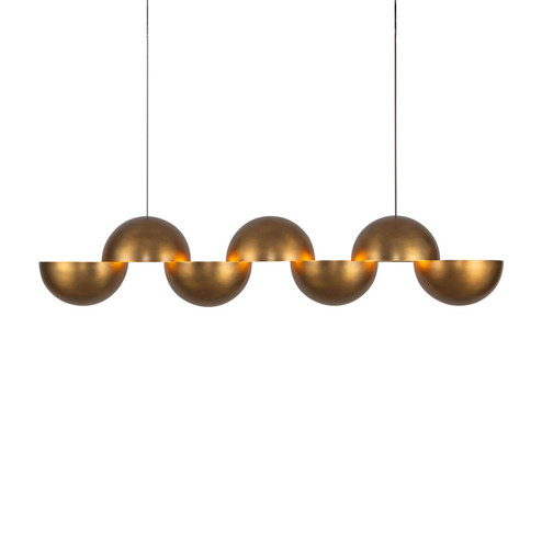 Void LED Linear Pendant in Vintage Brass (347|LP23241-VB)