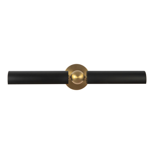 Cole Two Light Picture Light in Brushed Gold/Matte Black (452|PL405123BGMB)
