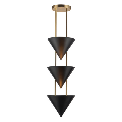 Versus Three Light Pendant in Urban Bronze (452|PD341328UB)