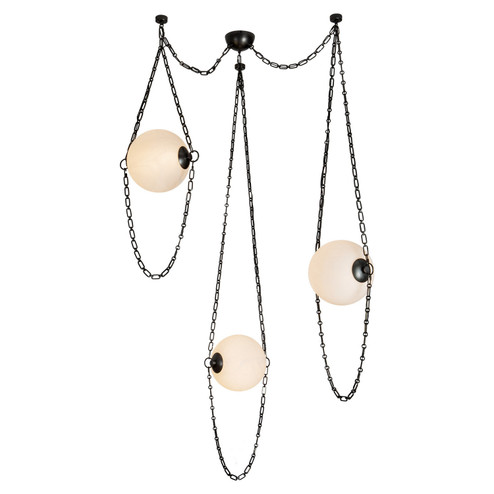 Petra LED Chandelier in Urban Bronze/Cloud Glass (452|CH372103UBCDG)