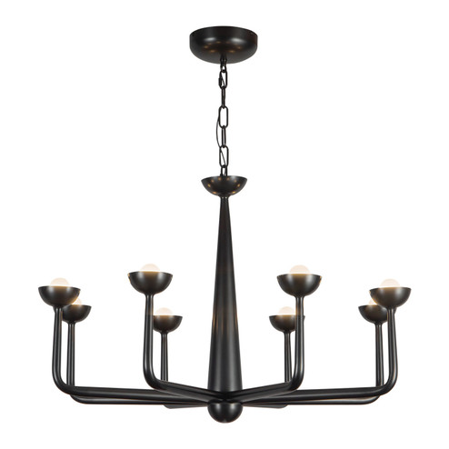 Spade LED Chandelier in Urban Bronze (452|CH313830UB)