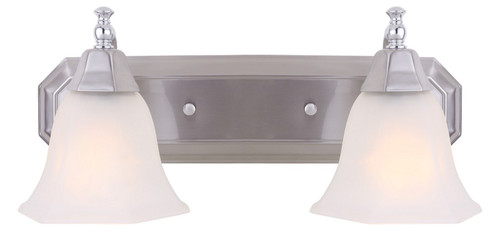 Ivl302 Bpt/Ch Two Light Vanity in Brushed Pewter/Chrome (387|IVL30273)
