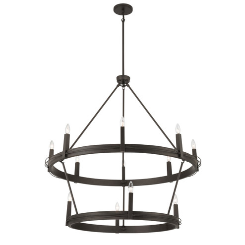 Dalvor 12 Light Pendant in Dark Bronze (7|12419-860)