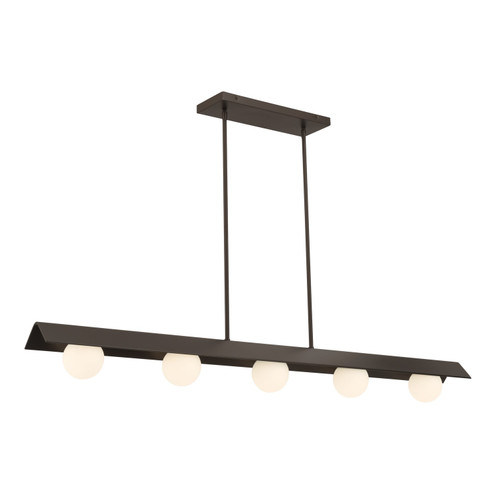 Vestra LED Linear Chandelier in Dark Bronze (7|10417-860-L)