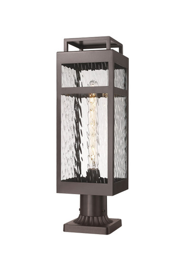Ridgeway One Light Outdoor Post Lantern in Bronze (405|9953-1PLT-BZ-20-WG)