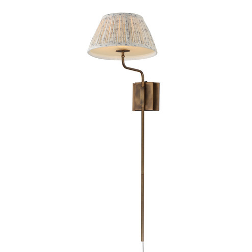 Dunbridge One Light Wall Sconce in Weathered Brass (16|18410BWWBR)