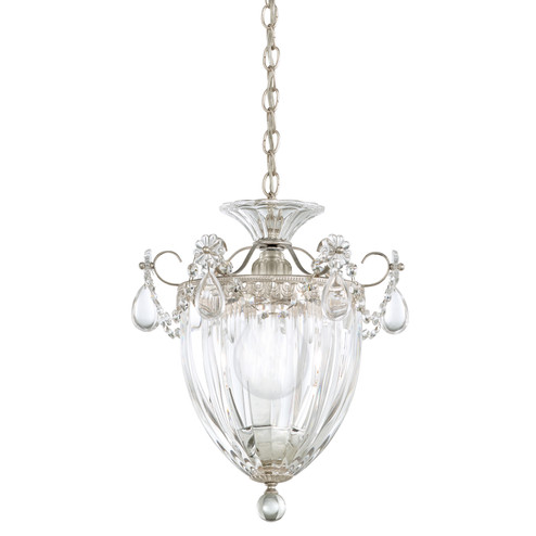 Bagatelle One Light Mini Pendant in Antique Silver (53|1241-48A)