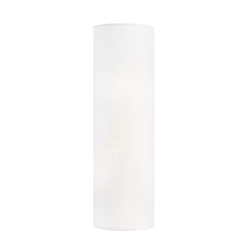 Textile Two Light Wall Sconce in White Linen Fabric (102|FAB-5405-WHTE)