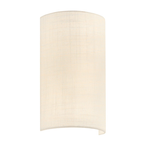 Textile Two Light Wall Sconce in Cream Linen Fabric (102|FAB-5265-CREM)