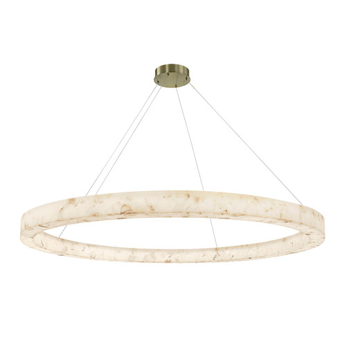 Alabaster Rocks! LED Pendant in Brushed Brass (102|ALR-8229-BRSS)