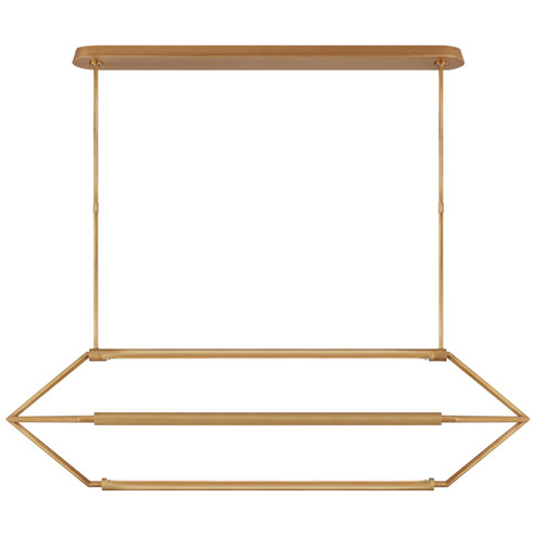 Appareil LED Linear Lantern in Antique-Burnished Brass (268|KW 5705AB)