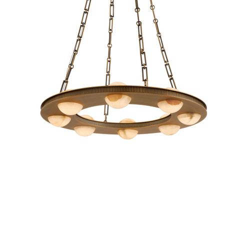 Lorelei LED Pendant in Aged Brass (281|PD288628-AB)