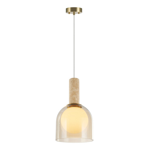 Juna One Light Pendant in Brass (78|SC13380BR)