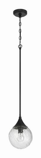 Reflection One Light Mini Pendant in Flat Black (46|61291-FB)