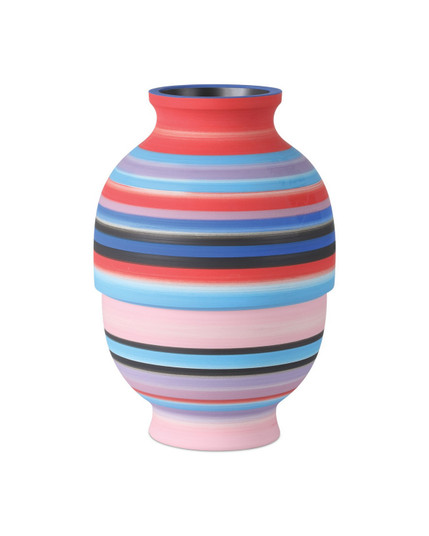 Happy 80's Vase in Blue/Pink/Red (142|1200-1096)