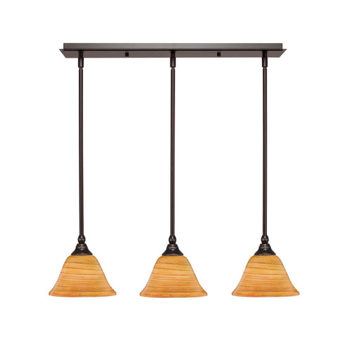 Any Three Light Linear Pendalier in Dark Granite (200|25-DG-454)