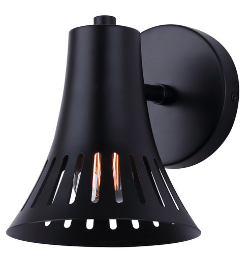 Percy One Light Wall Sconce in Matte Black (387|IWF2255B01BK)