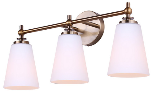 Solara Three Light Vanity in Gold (387|IVL2249B03GD)