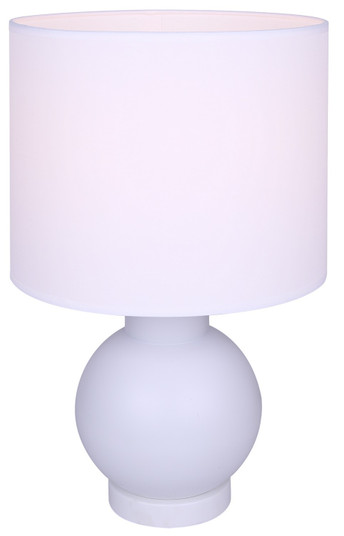 Sable One Light Table Lamp in Matte White (387|ITL2292B19WH)