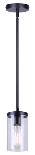 Britton One Light Pendant in Matte Black (387|IPL1234A01BK)