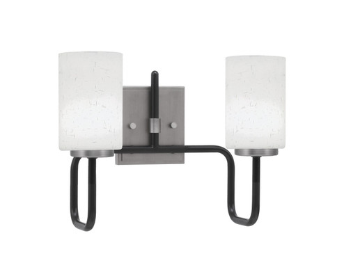 Sandia Two Light Bath Bar in Matte Black & Graphite (200|6222-MBGP-310)