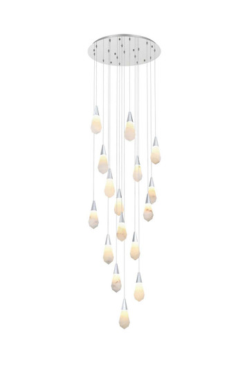Amora LED Pendant in Chrome (173|1013D28C-22ST)