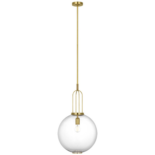 Meir LED Pendant in Soft Brass (268|MF 5256SB-CG)