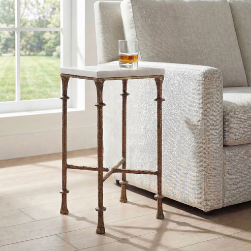 Penelope Accent Table in Antique Brass (52|50640)