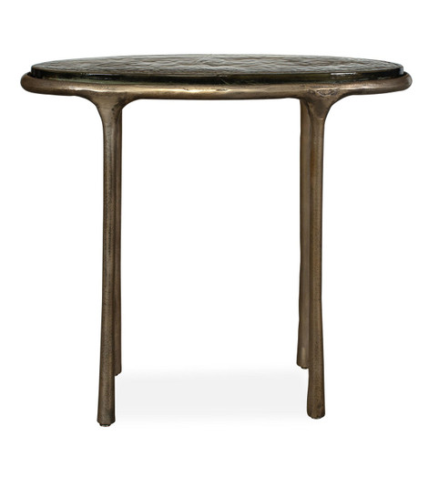 Ata Accent Table in Antique Brass (52|50615)