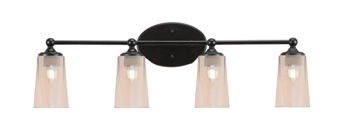 Capri Four Light Bath Bar in Matte Black (200|5914-MB-263)