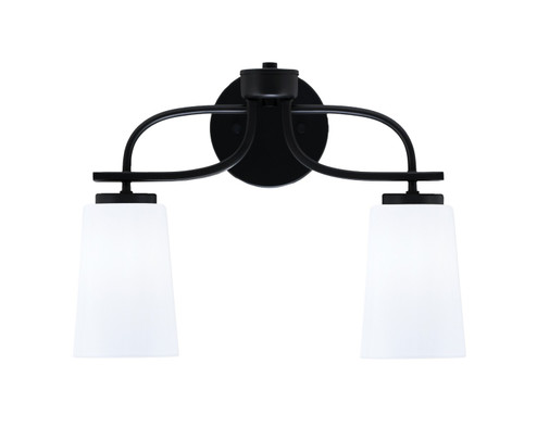 Cavella Two Light Bath Bar in Matte Black (200|3912-MB-261)