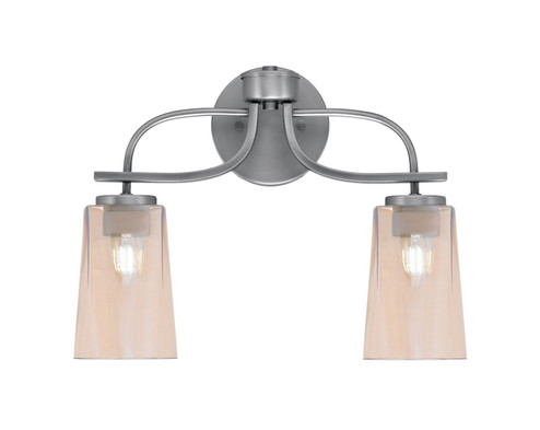 Cavella Two Light Bath Bar in Graphite (200|3912-GP-263)