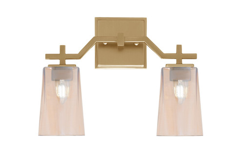 Corbin Two Light Bath Bar in New Age Brass (200|2312-NAB-263)