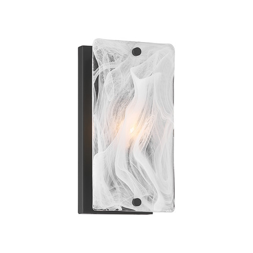 Veil One Light Wall Sconce in Dark Matte Black (7|3631-899)