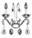 Torreli Two Light Wall Bracket in Chrome (238|023520-010-FR001)