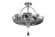 Orecchini Six Light Semi Flush Mount in Two Tone Silver (238|028545-017-FR001)