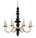 Piedra Eight Light Chandelier in Brushed Brass (238|031551-039)