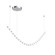 Akoya LED Chandelier in Chrome (452|CH321506CH)