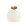 Castilla One Light Flush Mount in Aged Gold/Opal Matte Glass (452|FM506312AGOP)