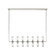 Revolve 14 Light Island Pendant in Clear Glass/Polished Nickel (452|LP309077PNCG)