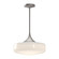 Lincoln One Light Pendant in Brushed Nickel/Glossy Opal Glass (452|PD440814BNGO)
