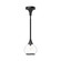 Hazel One Light Pendant in Clear Glass/Matte Black (452|PD524006MBCL)