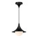 Fuji One Light Pendant in Matte Black/Opal Matte Glass (452|PD525009MBOP)