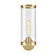 Revolve II One Light Bathroom Fixture in Clear Glass/Natural Brass (452|WV311601NBCG)