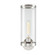 Revolve II One Light Bathroom Fixture in Clear Glass/Polished Nickel (452|WV311601PNCG)