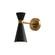 Blake One Light Vanity in Aged Gold/Matte Black (452|WV574404MBAG)