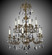 Finisterra 12 Light Chandelier in Antique Black Glossy (183|CH2007-A-02G-PI)